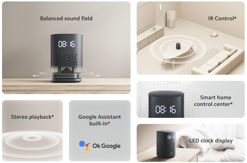 Reloj despertador inteligente compatible con Google Assistant. - Guatemala